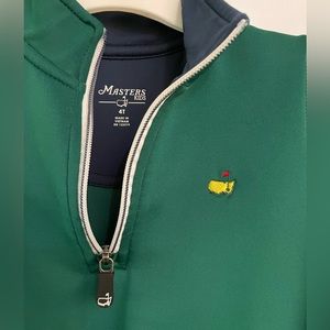 Masters 4T 3/4 Zip Green Pullover - Augusta National
